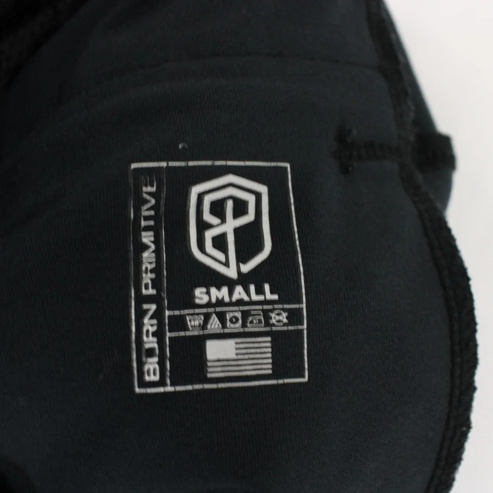 Born Primitive Training Shorts Men S Dark Gray Elastic Waist Drawstring Athletic